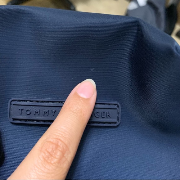 NWT Tommy Hilfiger Nylon Red White & Blue Backpack - Picture 6 of 8